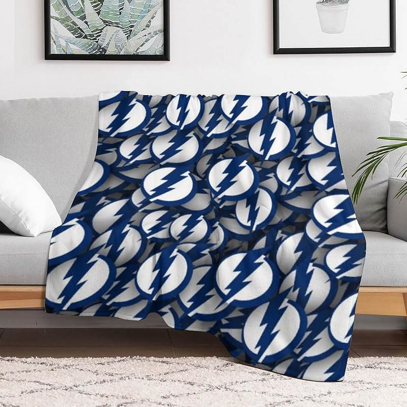 Tampa Bay Lightning Blanket Fleece Blanket Throw Blankets Plush Blanket
