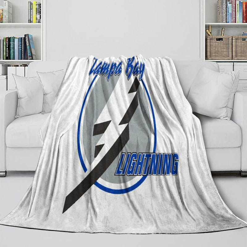 Tampa Bay Lightning Blanket Fleece Blanket Throw Blankets Plush Blanket