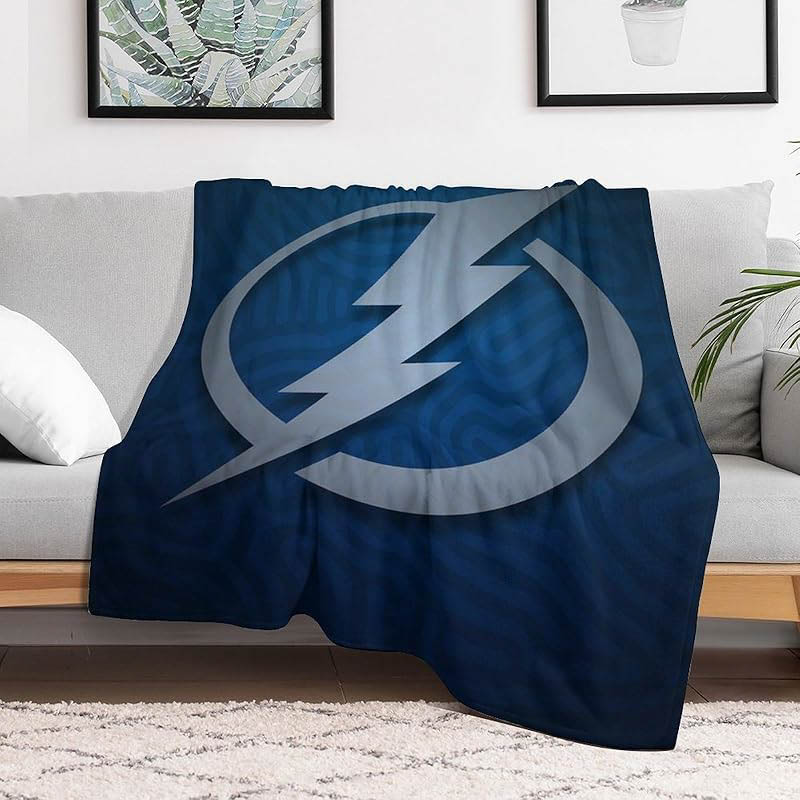 Tampa Bay Lightning Blanket Fleece Blanket Throw Blankets Plush Blanket