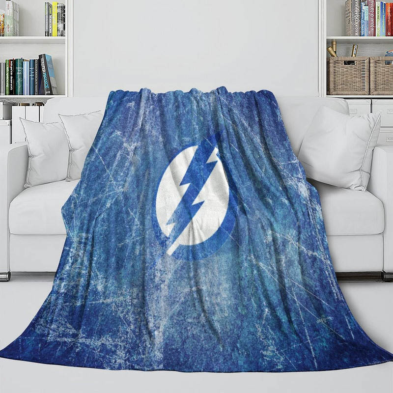 Tampa Bay Lightning Blanket Fleece Blankets Throw Blanket Plush Blanket