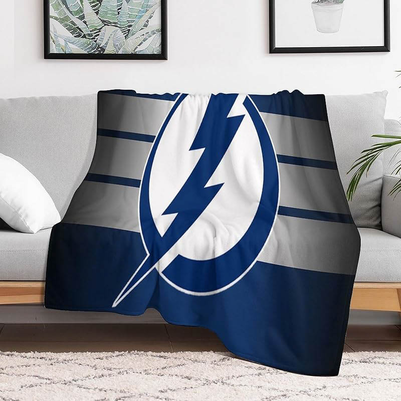 Tampa Bay Lightning Blanket Fleece Blankets Throw Blankets Plush Blankets