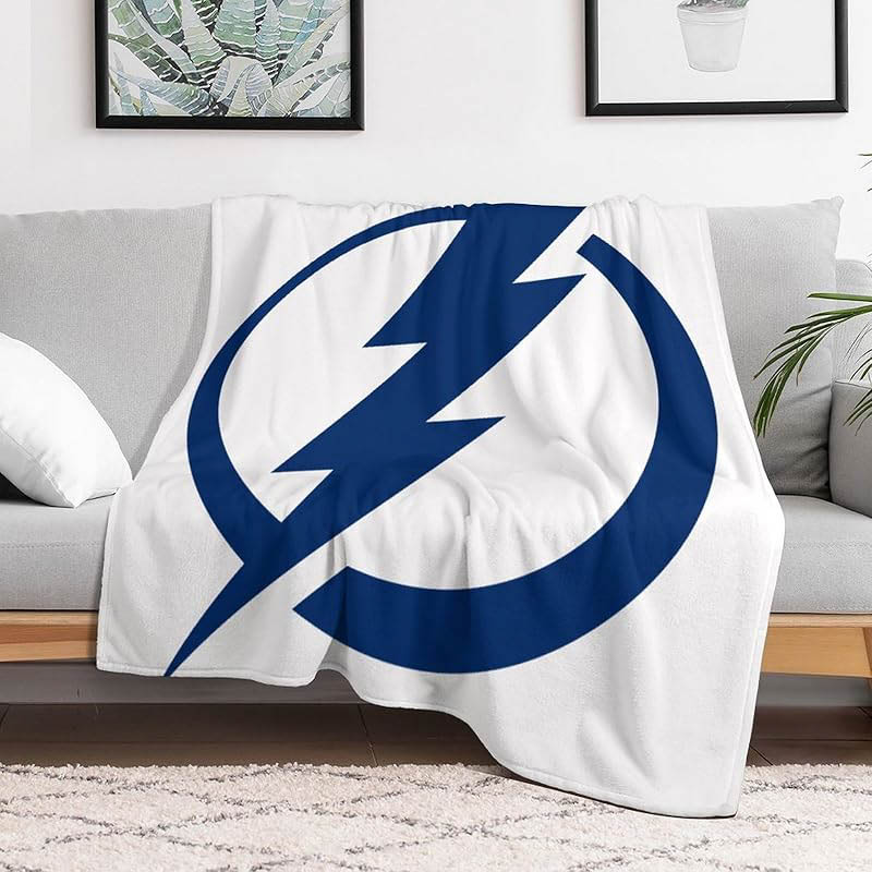 Tampa Bay Lightning Blanket Sherpa Blankets Throw Blanket Plush Blanket
