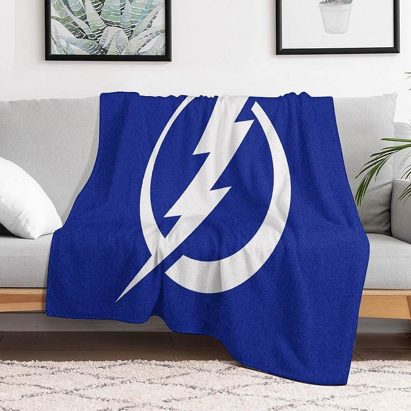 Tampa Bay Lightning Blanket Sherpa Blankets Throw Plush Blanket