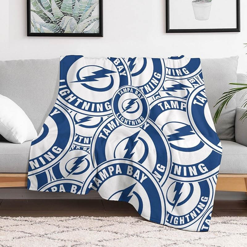 Tampa Bay Lightning Blankets Fleece Blanket Throw Plush Blankets