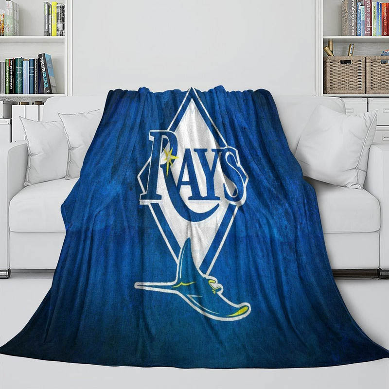 Tampa Bay Rays Blanket Sherpa Blanket Throw Plush Blanket