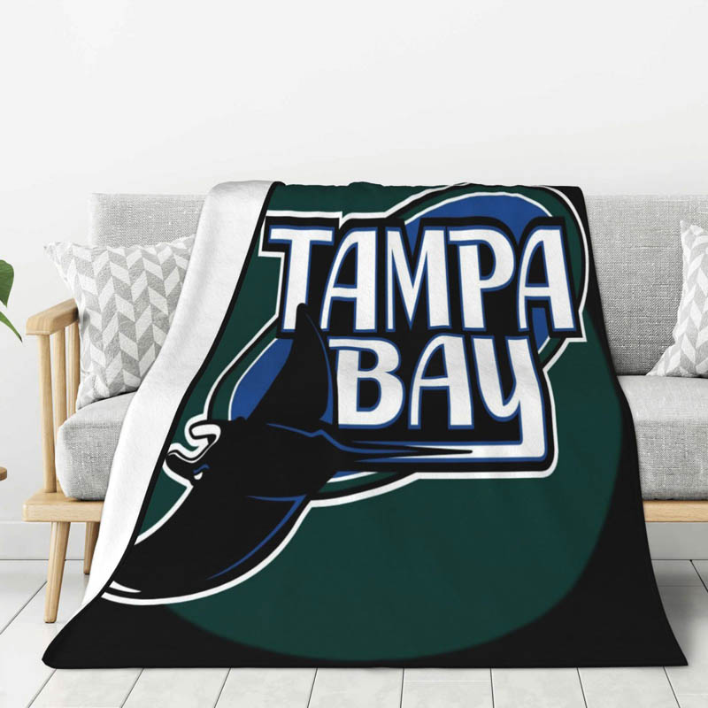 Tampa Bay Rays Blanket Sherpa Blanket Throw Plush Blankets