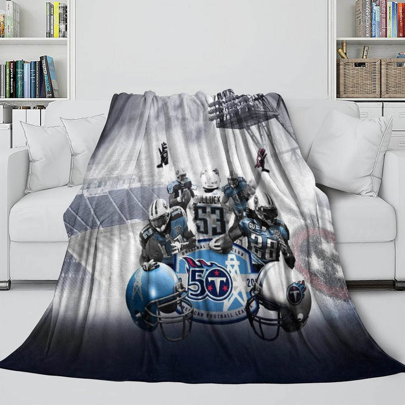 Tennessee Titans Blanket Fleece Blanket Throw Blanket Plush Blanket
