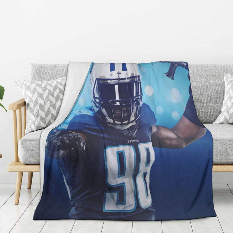 Tennessee Titans Blanket Fleece Blanket Throw Blankets Plush Blankets