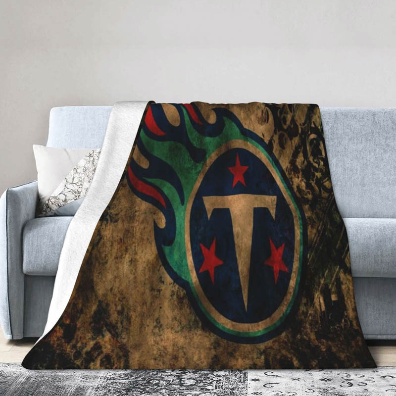 Tennessee Titans Blankets Sherpa Blankets Throw Blankets Plush Blanket