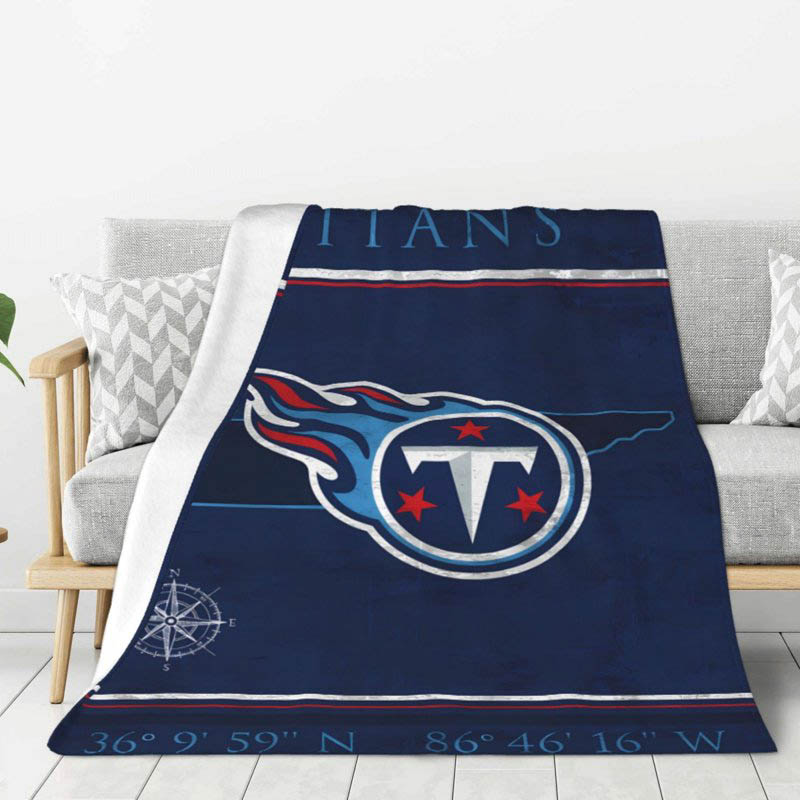 Tennessee Titans Blankets Sherpa Blankets Throw Plush Blanket