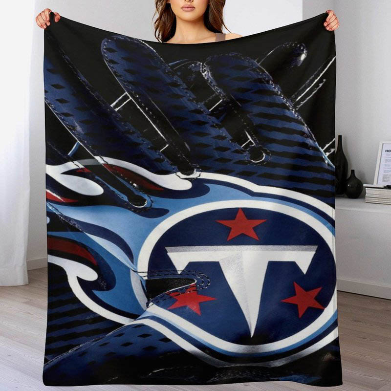 Tennessee Titans Blankets Sherpa Blankets Throw Plush Blankets