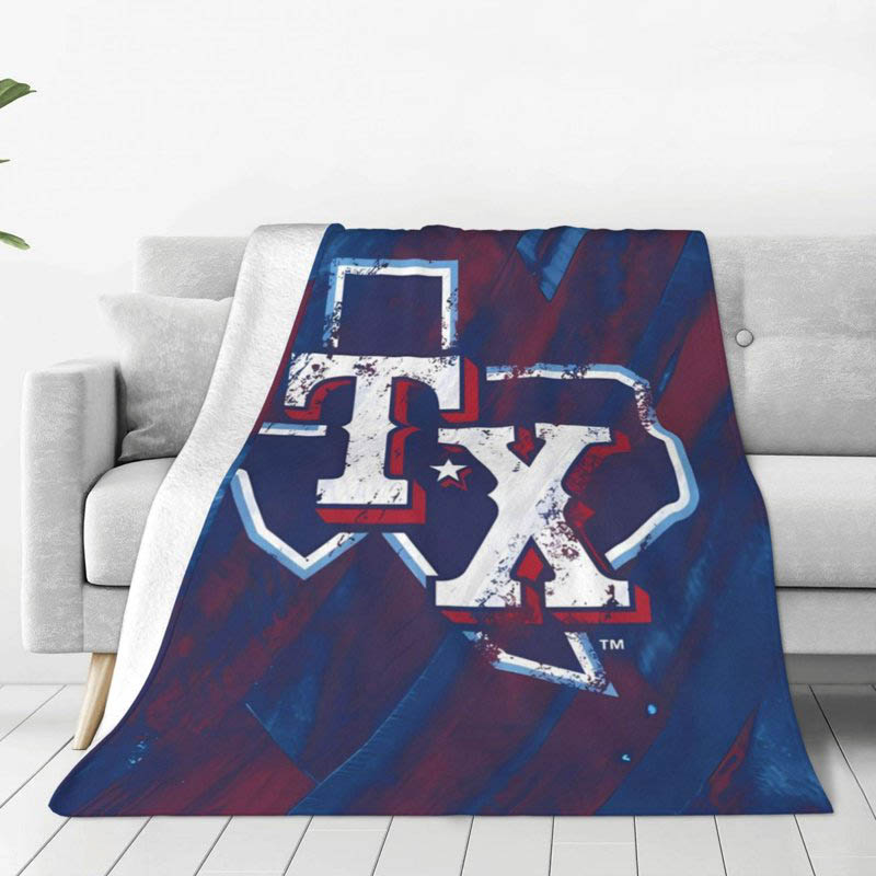 Texas Rangers Blanket Sherpa Blankets Throw Plush Blankets