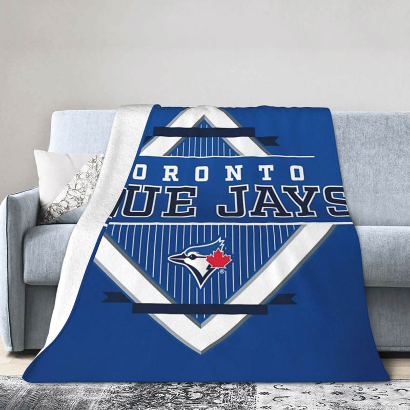 Toronto Blue Jays Blanket Sherpa Blanket Throw Blanket Plush Blanket