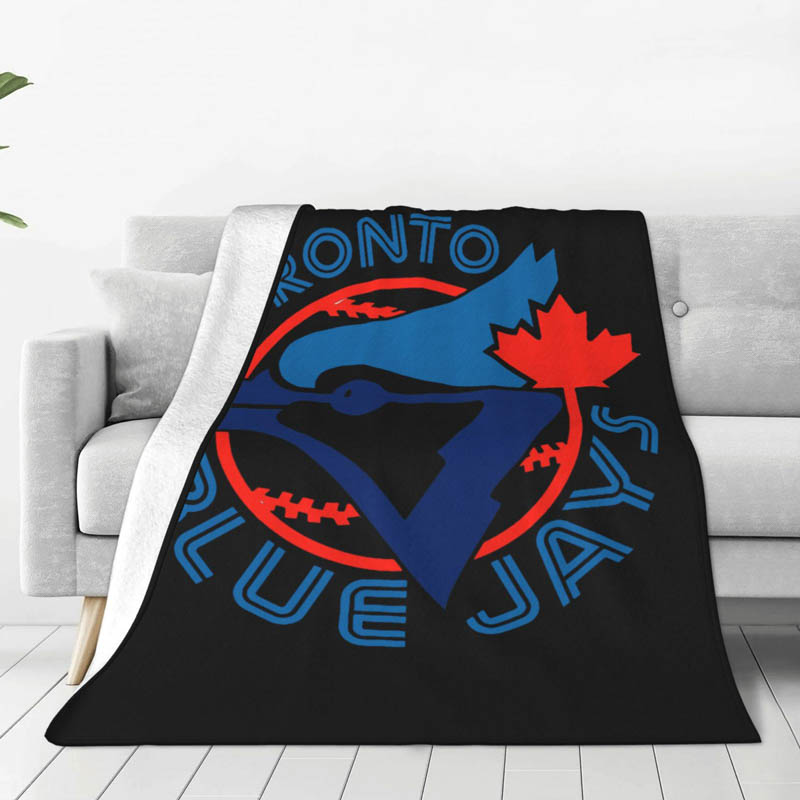Toronto Blue Jays Blanket Sherpa Blanket Throw Blankets Plush Blanket