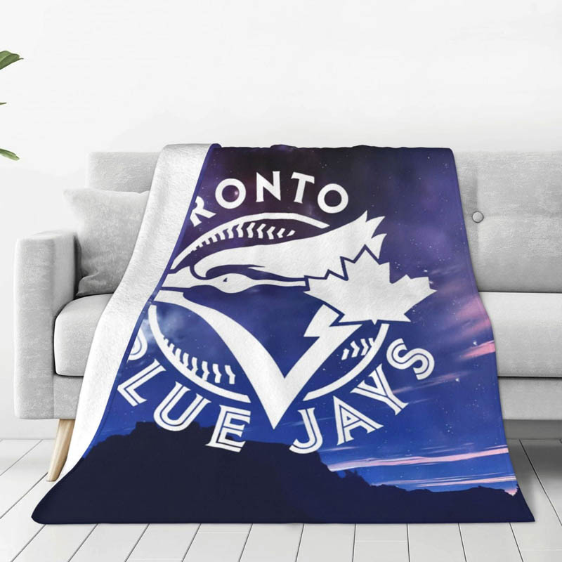 Toronto Blue Jays Blanket Sherpa Blanket Throw Blankets Plush Blankets