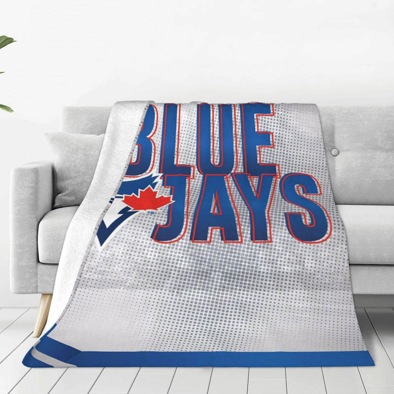 Toronto Blue Jays Blanket Sherpa Blanket Throw Blankets Plush Blankets