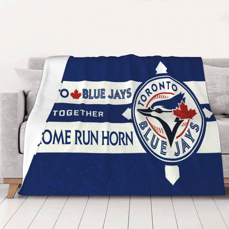 Toronto Blue Jays Blanket Sherpa Blankets Throw Plush Blankets