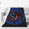 toronto blue jays blankets fleece blanket throw blanket plush blanket v28