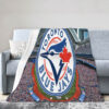 toronto blue jays blankets fleece blanket throw plush blankets v31