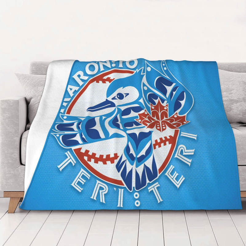 Toronto Blue Jays Blankets Fleece Blanket Throw Plush Blankets