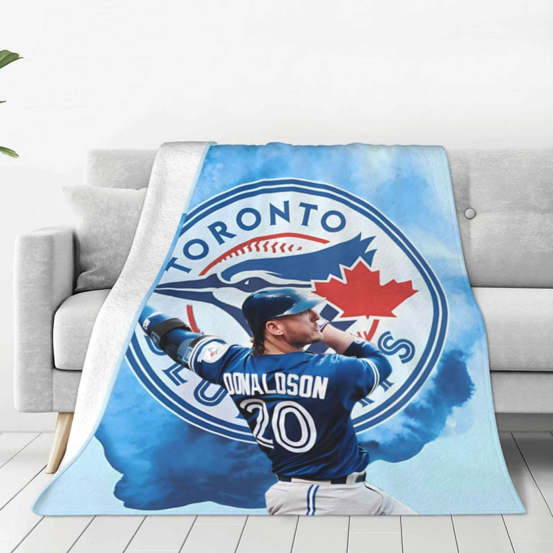 Toronto Blue Jays Blankets Sherpa Blanket Throw Blanket Plush Blankets