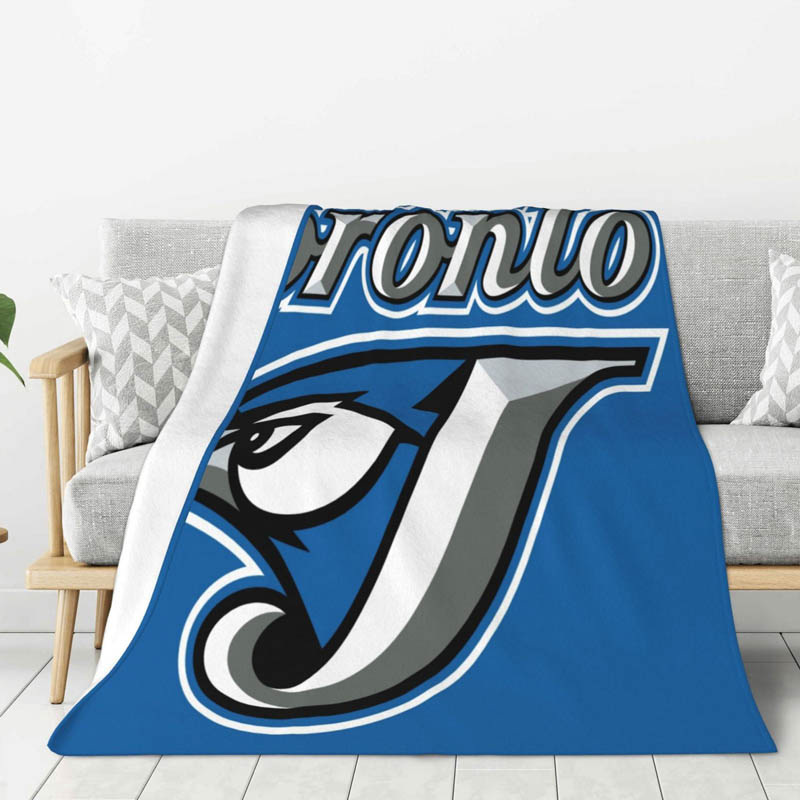 Toronto Blue Jays Blankets Sherpa Blanket Throw Blanket Plush Blankets