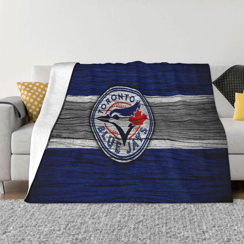 Toronto Blue Jays Blankets Sherpa Blanket Throw Blankets Plush Blanket