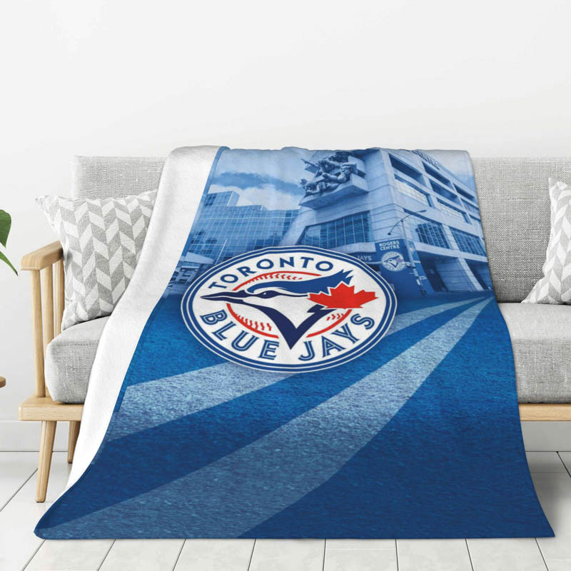 Toronto Blue Jays Blankets Sherpa Blanket Throw Blankets Plush Blankets
