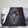 toronto blue jays blankets sherpa blanket throw plush blankets v11