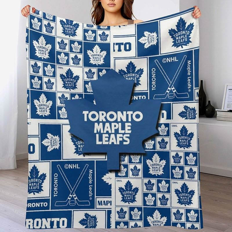 Toronto Maple Leafs Blanket Fleece Blanket Throw Blanket Plush Blankets