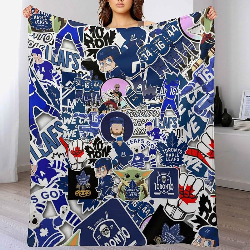 Toronto Maple Leafs Blanket Fleece Blankets Throw Blanket Plush Blanket