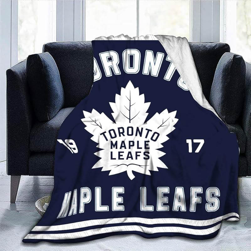 Toronto Maple Leafs Blanket Sherpa Blanket Throw Blanket Plush Blanket