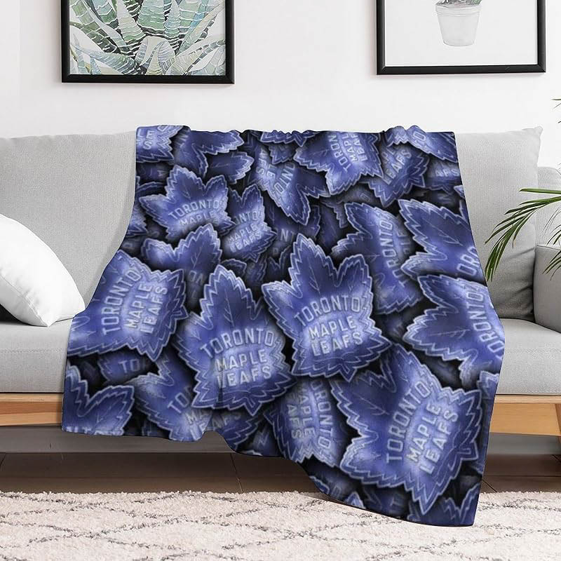 Toronto Maple Leafs Blanket Sherpa Blankets Throw Blankets Plush Blankets