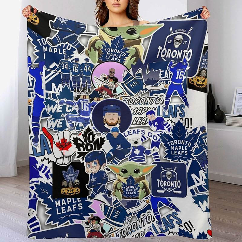 Toronto Maple Leafs Blankets Fleece Blankets Throw Plush Blanket