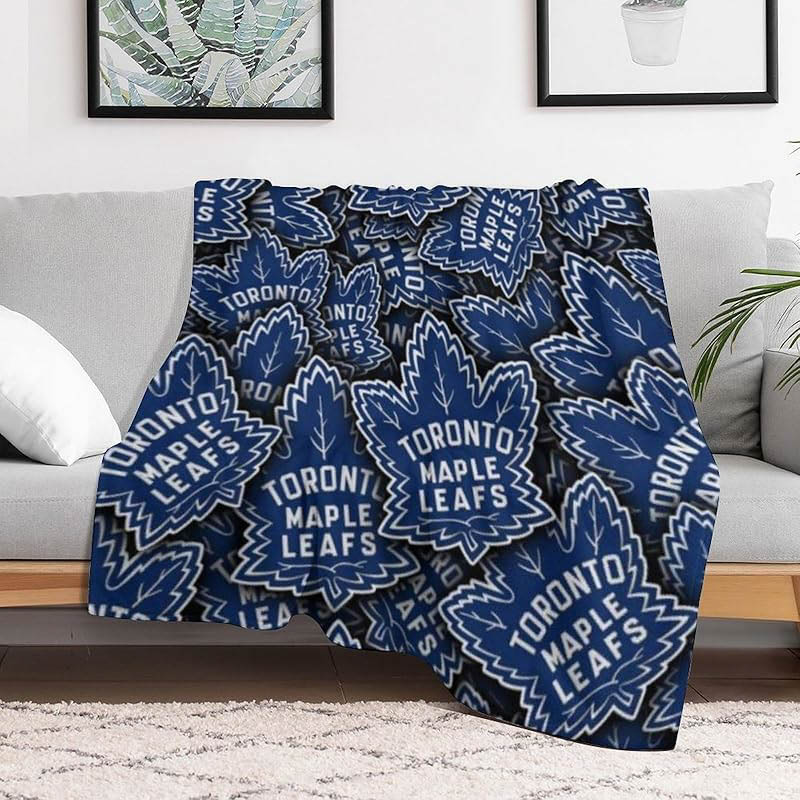 Toronto Maple Leafs Blankets Sherpa Blanket Throw Blankets Plush Blanket
