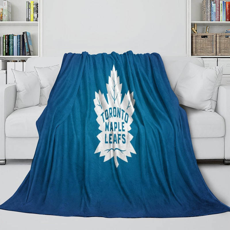 Toronto Maple Leafs Blankets Sherpa Blanket Throw Blankets Plush Blankets
