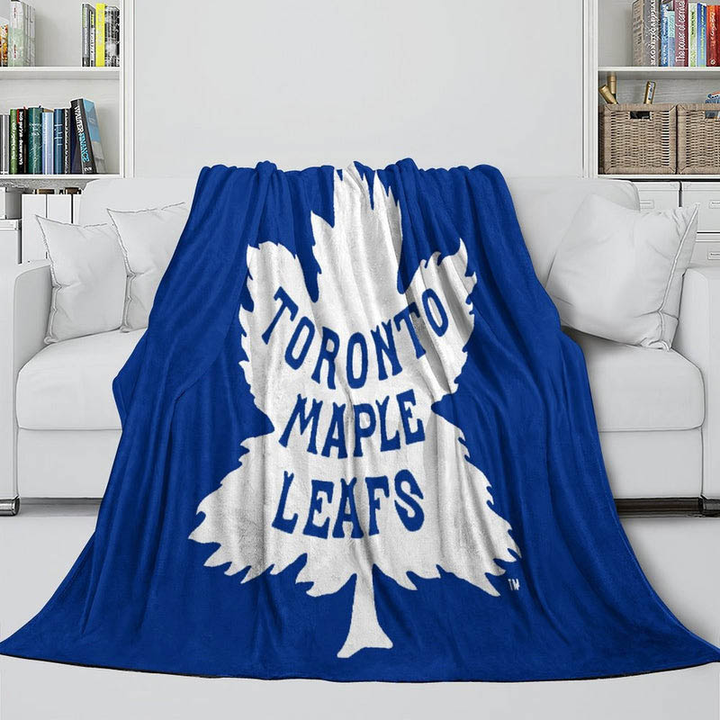 Toronto Maple Leafs Blankets Sherpa Blanket Throw Blankets Plush Blankets