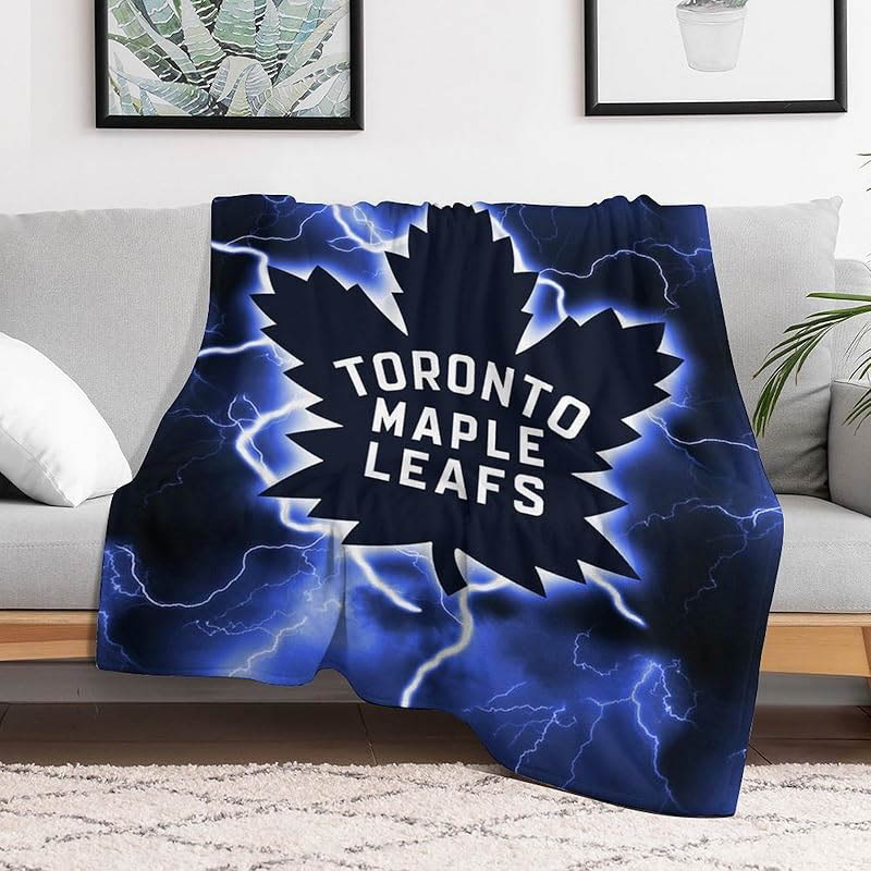 Toronto Maple Leafs Blankets Sherpa Blanket Throw Plush Blankets