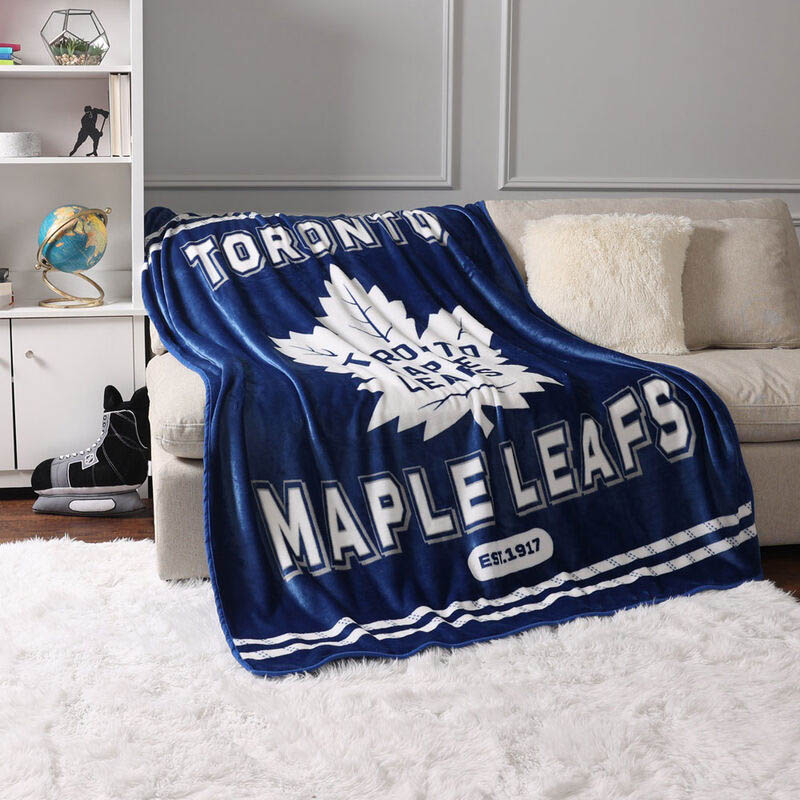 Toronto Maple Leafs Blankets Sherpa Blankets Throw Blanket Plush Blanket