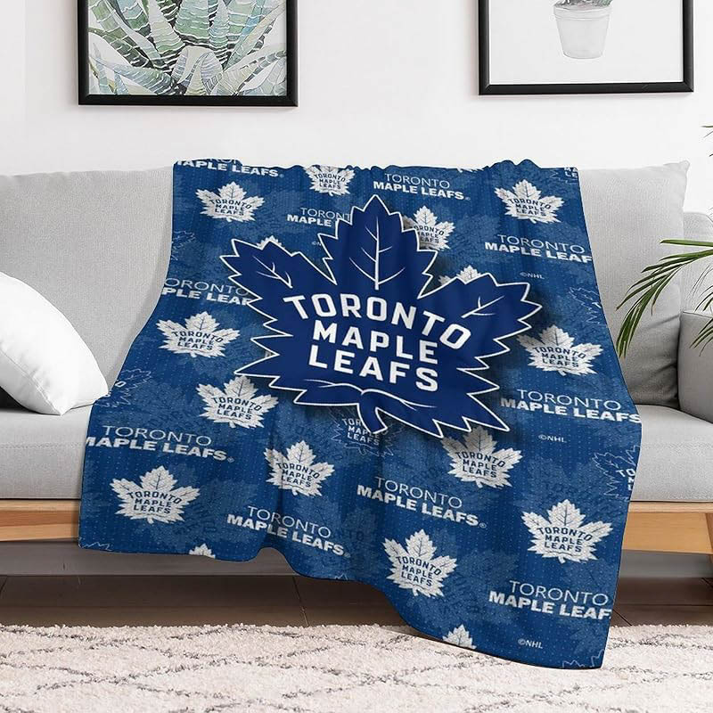 Toronto Maple Leafs Blankets Sherpa Blankets Throw Blankets Plush Blanket