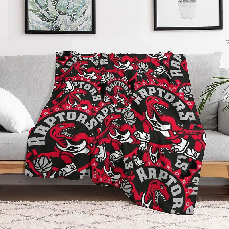 Toronto Raptors Blanket Sherpa Blankets Throw Blankets Plush Blankets