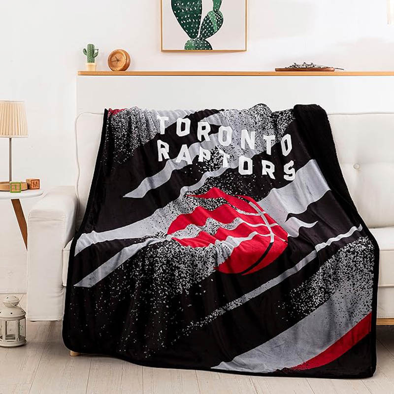 Toronto Raptors Blankets Sherpa Blankets Throw Plush Blanket