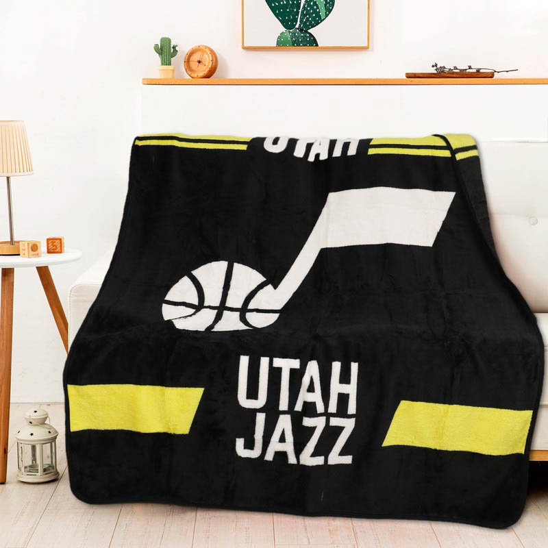 Utah Jazz Blanket Sherpa Blanket Throw Blankets Plush Blankets