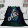 utah jazz blanket sherpa blankets throw blankets plush blanket v7 utah jazz blanket sherpa blankets throw blankets plush blanket v7
