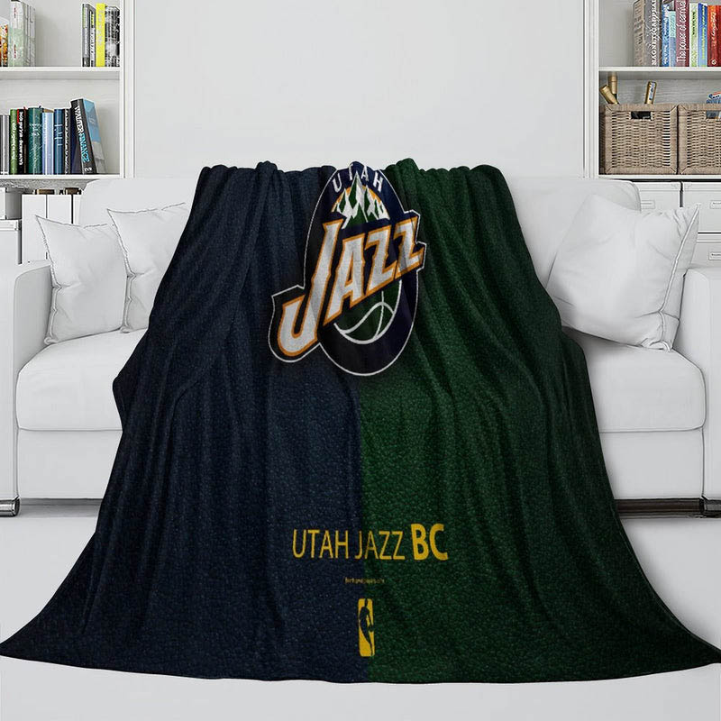 Utah Jazz Blankets Sherpa Blanket Throw Blanket Plush Blankets