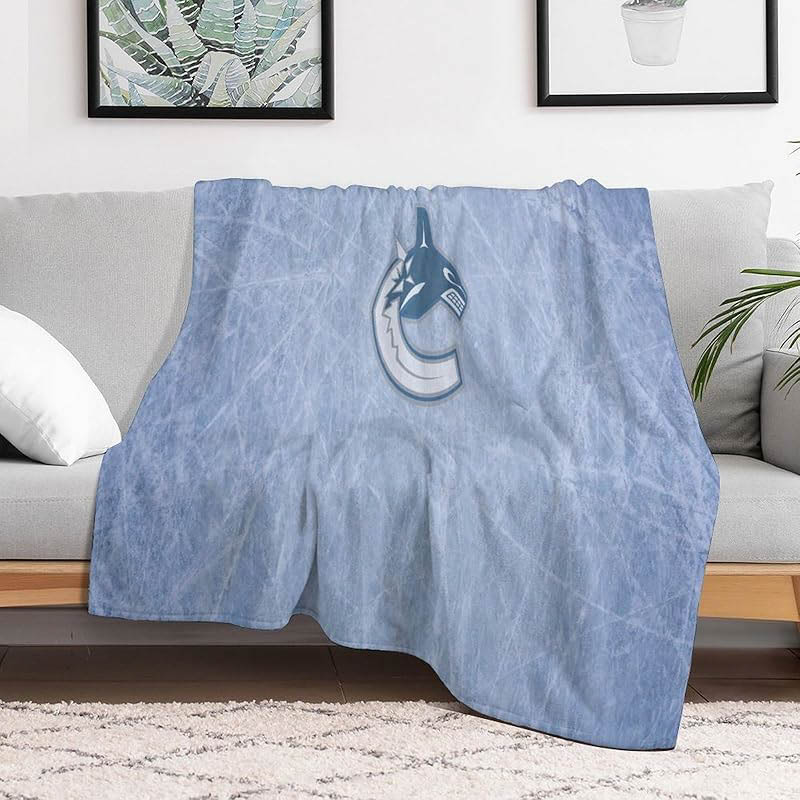 Vancouver Canucks Blanket Sherpa Blanket Throw Blanket Plush Blankets