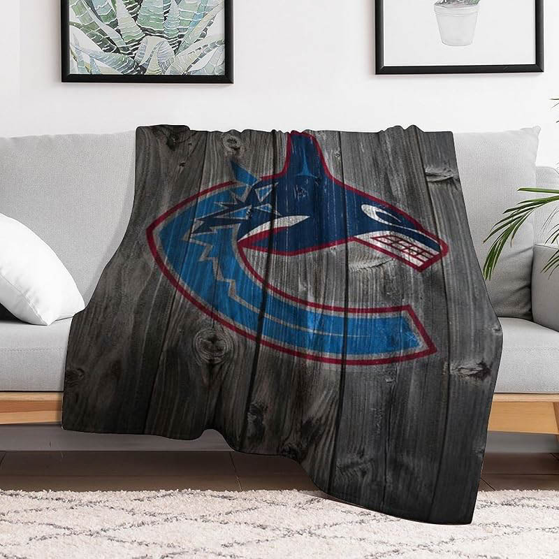 Vancouver Canucks Blanket Sherpa Blankets Throw Blanket Plush Blankets