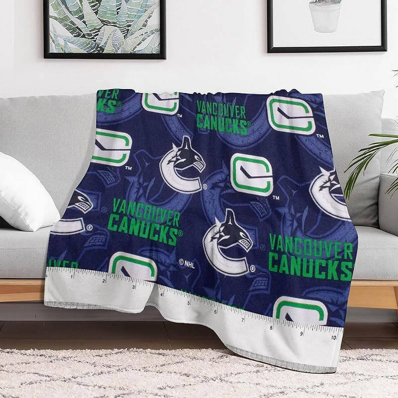 Vancouver Canucks Blanket Sherpa Blankets Throw Plush Blankets