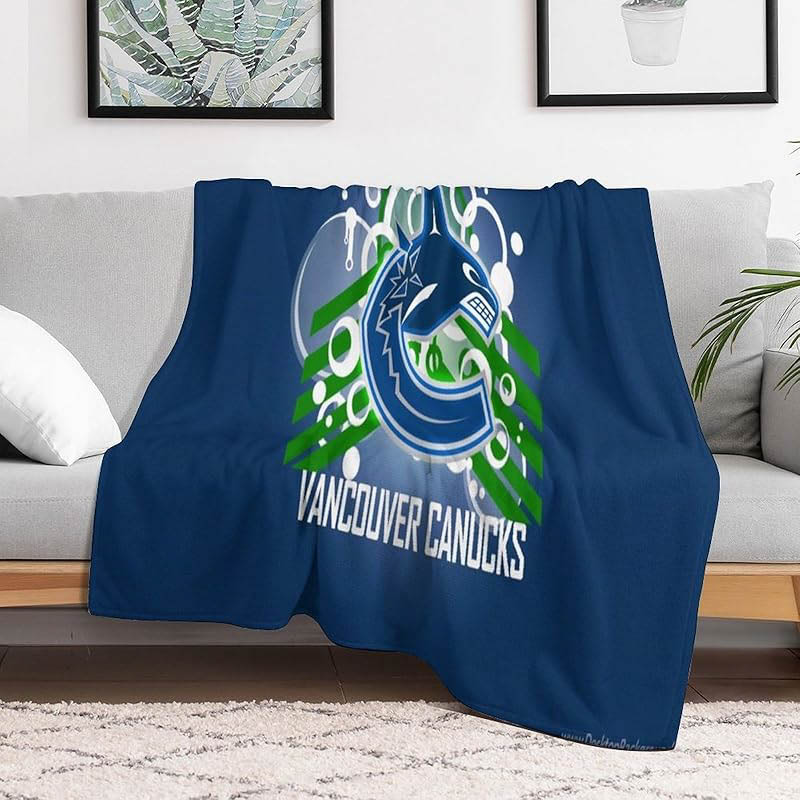 Vancouver Canucks Blankets Fleece Blanket Throw Blanket Plush Blanket