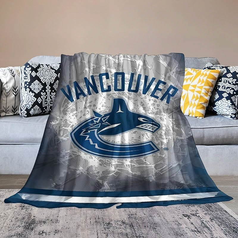 Vancouver Canucks Blankets Fleece Blanket Throw Blanket Plush Blanket
